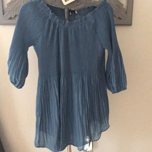 Beautiful Blue Tunic size Small